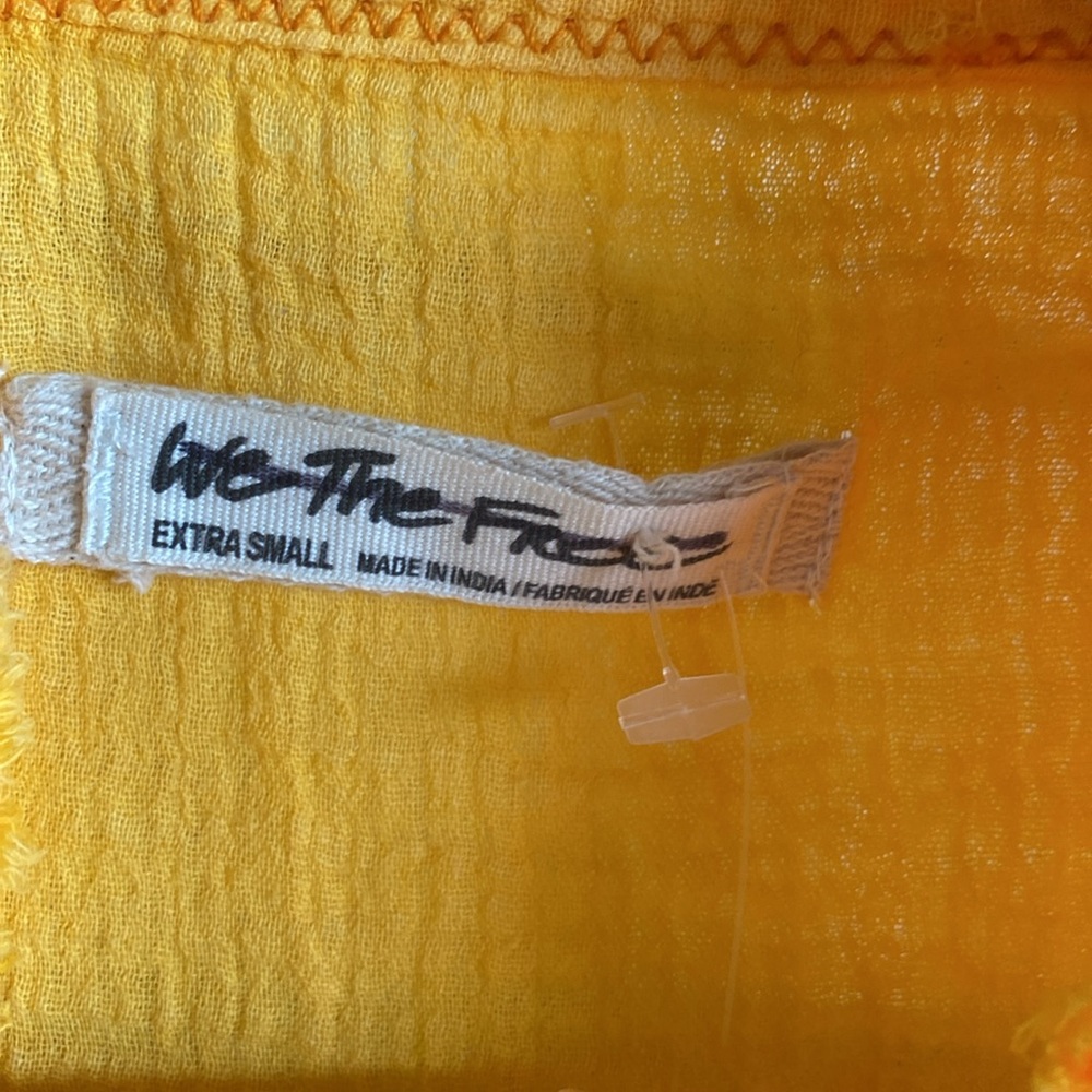 FREE PEOPLE NWT Summer Daydream Long Sleeve POCKETS Cotton Shirt/Shacket - Picture 10 of 13
